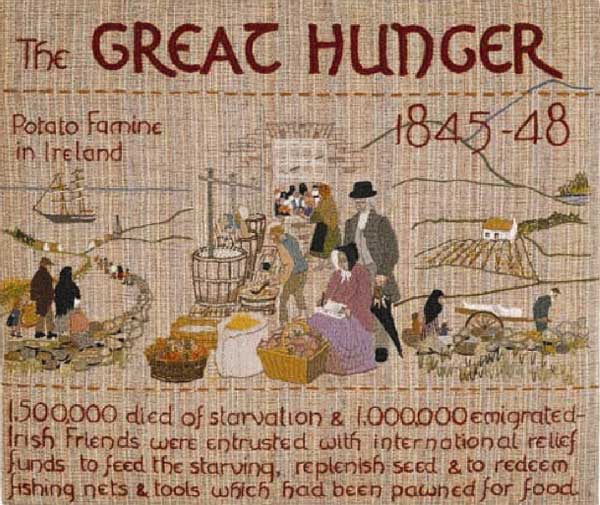 'The Great Hunger 1845-1848', by the Wigham family and the Dublin & Waterford Quakers. (Photo: Colin Peck)